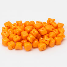 Bright Tangerine Acrylic Diamond Bead, 8mm (10 Beads)