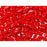 Czech Glass GemDuo, 2-Hole Diamond Shaped Beads 8x5mm, Opaque Red  (2.5" Tube)