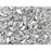 Czech Glass GemDuo, 2-Hole Diamond Shaped Beads 8x5mm, Matte Metallic Silver  (2.5" Tube)