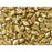 Czech Glass GemDuo, 2-Hole Diamond Shaped Beads 8x5mm, Matte Metallic Flax  (2.5" Tube)