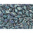 Czech Glass GemDuo, 2-Hole Diamond Shaped Beads 8x5mm, Turquoise Pink/Topaz Luster  (2.5" Tube)