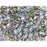 Czech Glass GemDuo, 2-Hole Diamond Shaped Beads 8x5mm, Crystal Vitral  (2.5" Tube)