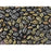 Czech Glass Matubo, 2-Hole SuperDuo Beads 2x5mm, Matte Metallic Leather (2.5" Tube)