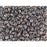 Matubo SuperDuo 2 x 5mm Ashen Gray Nebula 2-Hole Seed Bead 2.5-Inch Tube