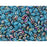 Matubo SuperDuo 2 x 5mm Opaque Baby Blue Vitral 2-Hole Seed Bead 2.5-Inch Tube
