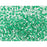 Czech Glass Matubo, 2-Hole SuperDuo Beads 2x5mm, Green-Lined Crystal (2.5" Tube)