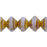 Czech Glass Beads, Saturn 10x8mm, Lilac Purple Satin with Picasso Finish, by Raven's Journey (1 Strand)