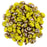 Matubo SuperDuo 2 x 5mm Apollo - Opaque Yellow 2-Hole Seed Bead 2.5-Inch Tube