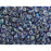 Matubo SuperDuo 2x5mm 2-Hole Cobalt Blue Picasso Seed Bead 2.5-Inch Tube