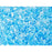 Matubo SuperDuo 2x5mm 2-Hole Aquamarine Seed Bead 2.5-Inch Tube