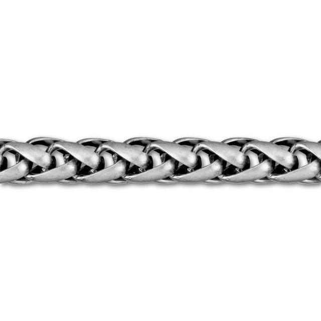 5.5mm Antique Silver-Plated Large Snake Chain by the Foot