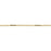 2x1.5mm Gold-Plated Brass Petite Cable Chain by the Foot