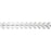 6.5mm Silver-Plated Brass Flat Chevron Link Chain by the Foot