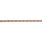 1mm Antique Copper-Plated Brass Beading Chain by the Foot