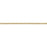 1mm Satin Hamilton Gold-Plated Brass Beading Chain by the Foot