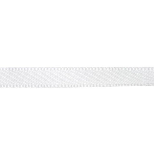 Satin Ribbon, 1/4 Inch Wide, White (By the Foot)