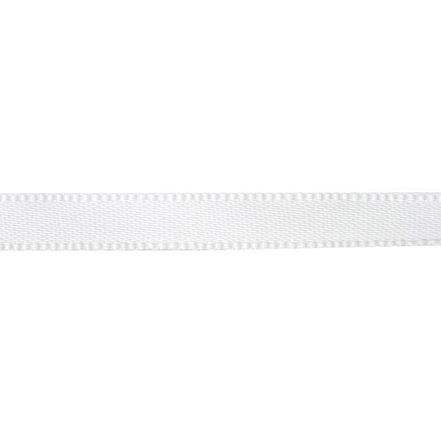 Satin Ribbon, 1/4 Inch Wide, White (By the Foot)