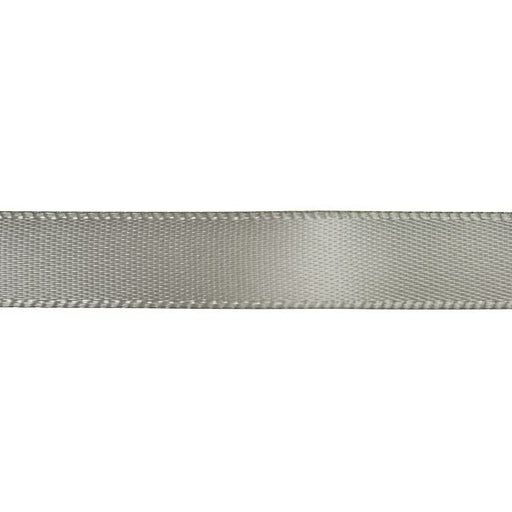 Satin Ribbon, 3/8 Inch Wide, Grey (By the Foot)