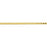 1.2mm Gold-Plated Brass Box Chain by the Foot