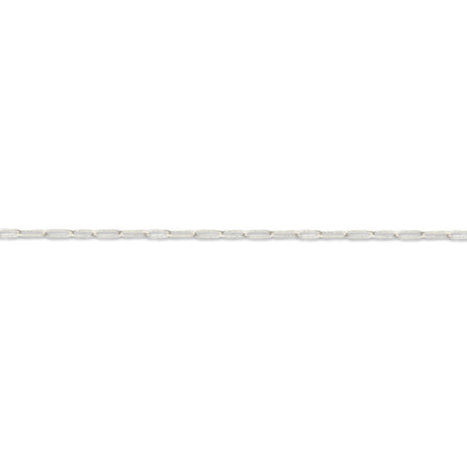 Silver-Plated 5.9 x 1.75mm Paperclip Cable Chain