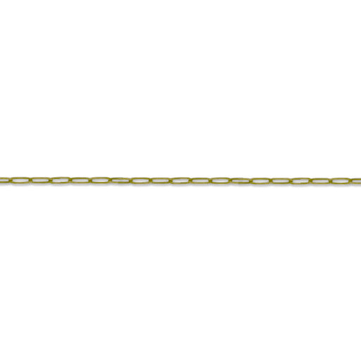 Antique Brass-Plated 5.9 x 1.75mm Paperclip Cable Chain