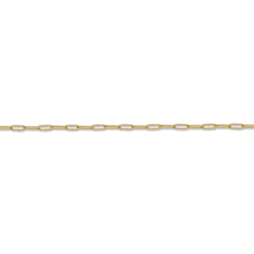 Satin Hamilton Gold-Plated 5.9 x 1.75mm Paperclip Cable Chain