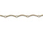 1.5mm Gold-Plated Curved Link Bar Chain (1 Foot)