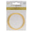 Memory Wire, Bracelet Round Size Medium 2.25 Diameter, 12 Loops, Gold Plated