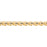 4.5mm Gold Finish Brass Wheat Chain by the Foot