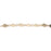 9x6mm Shiny Gold Plated Diamond Shaped Link Chain by the Foot
