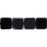 Czech Table Cut Tile Bead 6mm Hematite (50pcs)