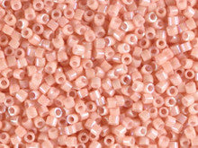 Miyuki 11/0 Opaque Pearl Peachy Luster Delica Seed Bead 2.5-Inch Tube