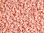 Miyuki 11/0 Opaque Pearl Peachy Luster Delica Seed Bead 2.5-Inch Tube