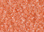 Miyuki 11/0 Crystal Salmon Ceylon Lined-Dyed Delica Seed Beads 2.5-Inch Tube