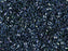 Miyuki 11/0 Aqua Grey Lined-Dyed Delica Seed Beads 2.5-Inch Tube