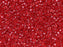 Miyuki 11/0 Trans Orange Red Delica Seed Beads 2.5-Inch Tube