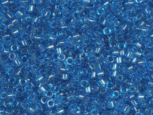 Miyuki 11/0 Trans Aquamarine Delica Seed Beads 2.5-Inch Tube