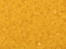 Miyuki 11/0 Trans Matte Topaz Delica Seed Beads 2.5-Inch Tube