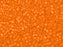 Miyuki 11/0 Trans Matte Orange Delica Seed Beads 2.5-Inch Tube
