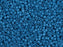 Miyuki 11/0 Opaque Semi-Matte Dark Capri Blue Delica Seed Beads, 2.5-Inch Tube