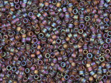 Miyuki 11/0 Opaque Matte AB Light Plum Delica Seed Beads 2.5-Inch Tube