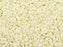Miyuki 11/0 Opaque AB Matte Cream Delica Seed Beads 2.5-Inch Tube