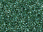 Miyuki 11/0 Color-Lined Sparkle Light Green/Dark Teal Delica Seed Beads 2.5-Inch Tube