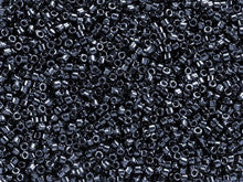 Miyuki 11/0 Metallic Hematite Delica Seed Beads 2.5-Inch Tube