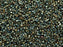 Miyuki 11/0 Iris Lt Green/Aqua/Bronze Delica Seed Bead 2.5-Inch Tube