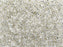 Miyuki 11/0 Trans Silver Lined Crystal Delica Seed Beads 2.5-Inch Tube