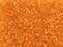 Miyuki 11/0 Transparent Silver Lined Orange Delica Seed Beads 2.5-Inch Tube