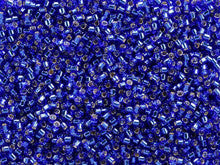 Miyuki 11/0 Trans Silver Lined Cobalt Blue Delica Seed Beads 2.5-Inch Tube