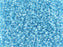 Miyuki 11/0 TSky Blue AB Lined-Dyed Delica Seed Beads 2.5-Inch Tube