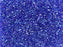 Miyuki 11/0 Blue Violet AB Lined-Dyed Delica Seed Beads 2.5-Inch Tube